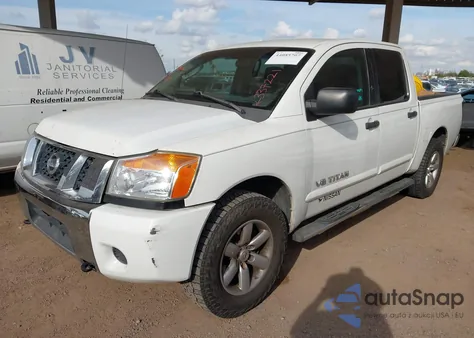 2008 Nissan Titan Le из США, поврежденный, VIN 1N6AA07C48N337221